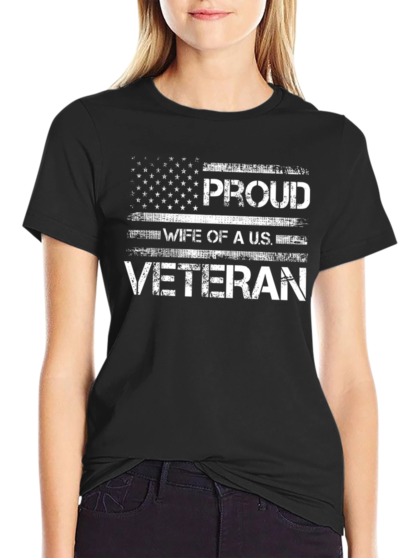 Proud Wife of a US Veteran T-Shirt
