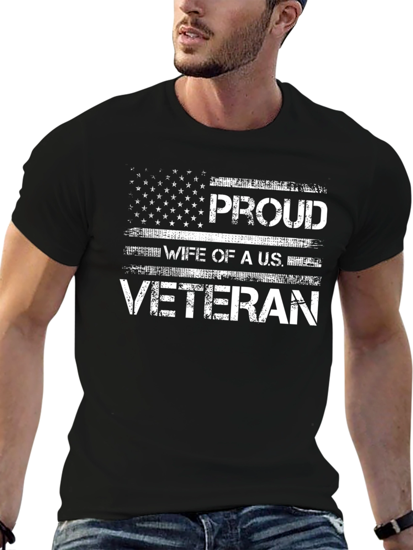 Proud Wife of a US Veteran T-Shirt