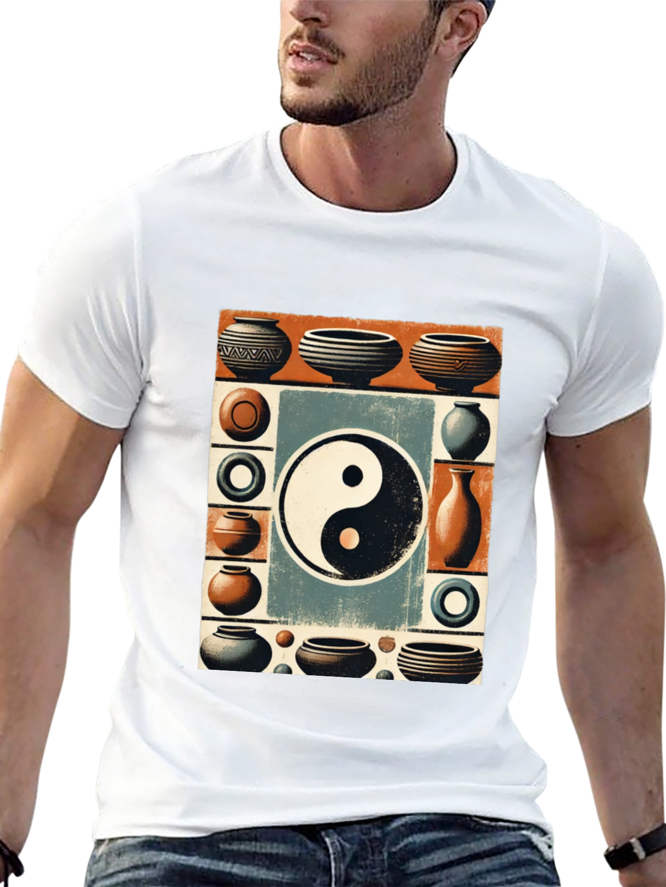 Yin Yang Pottery Art T-Shirt