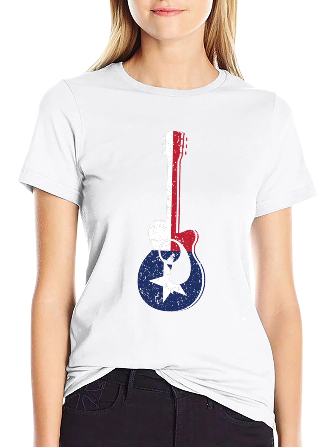 Guitar Texas Flag T-Shirt