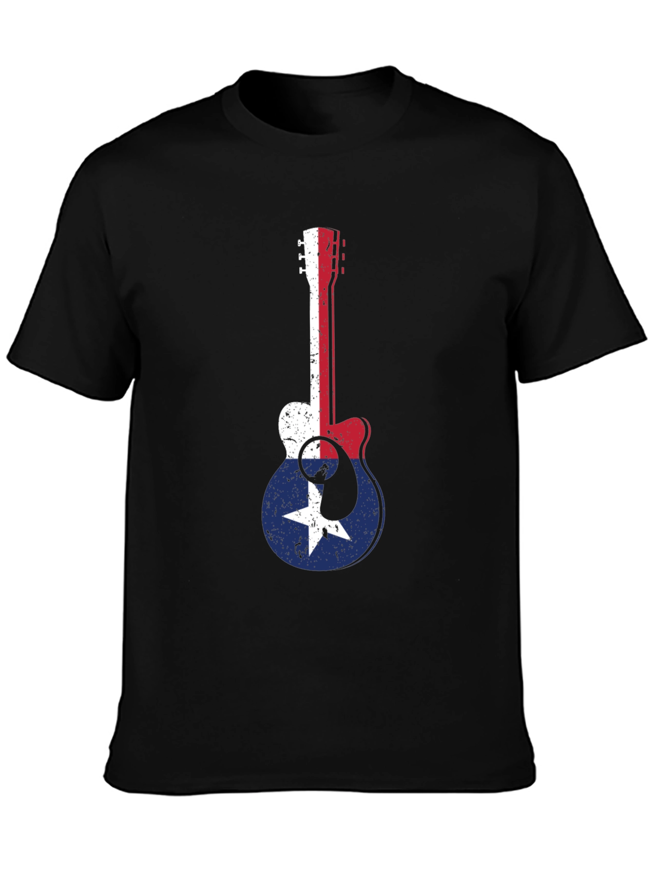 Guitar Texas Flag T-Shirt