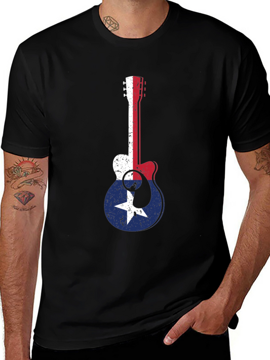 Guitar Texas Flag T-Shirt