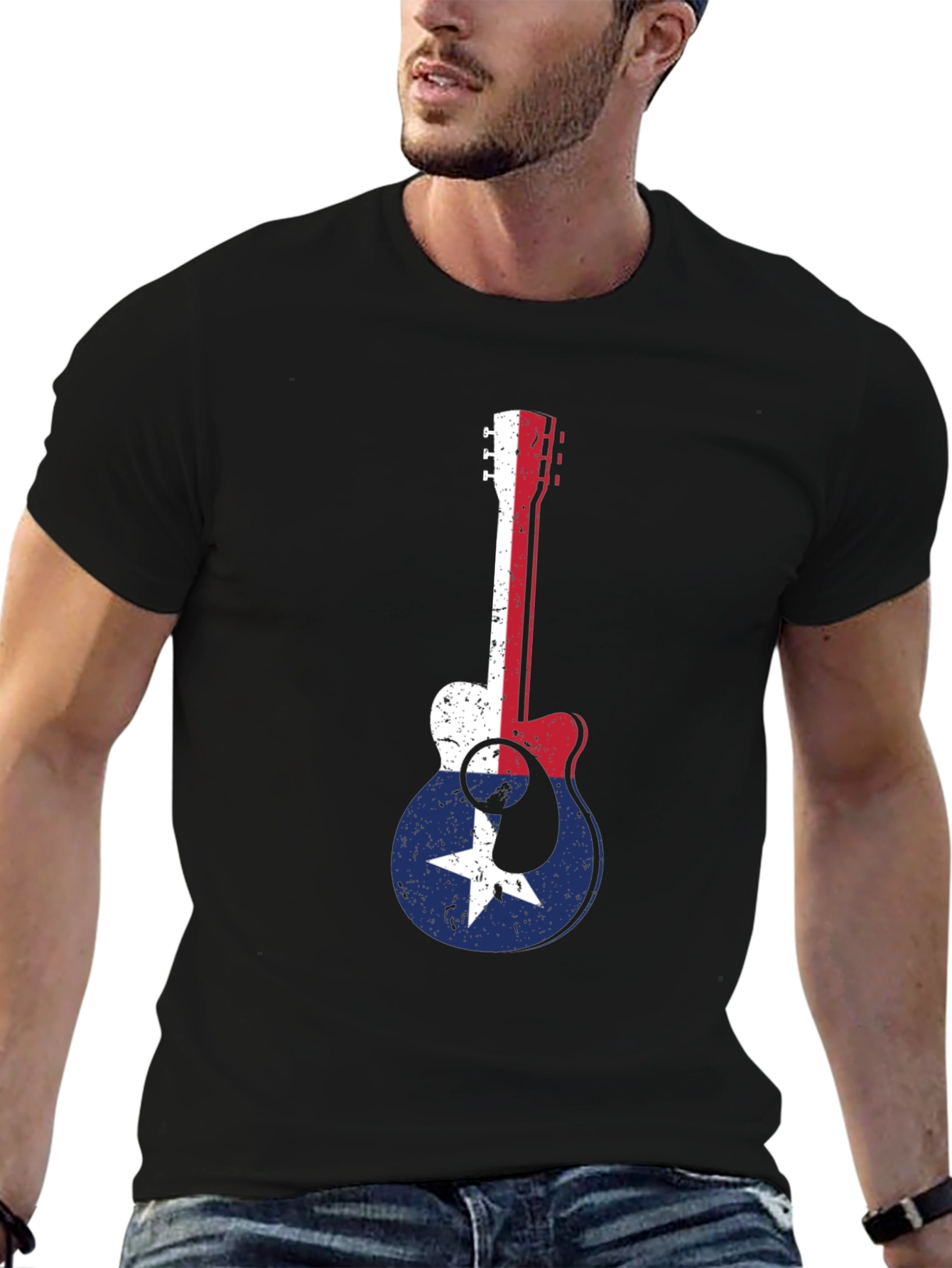 Guitar Texas Flag T-Shirt