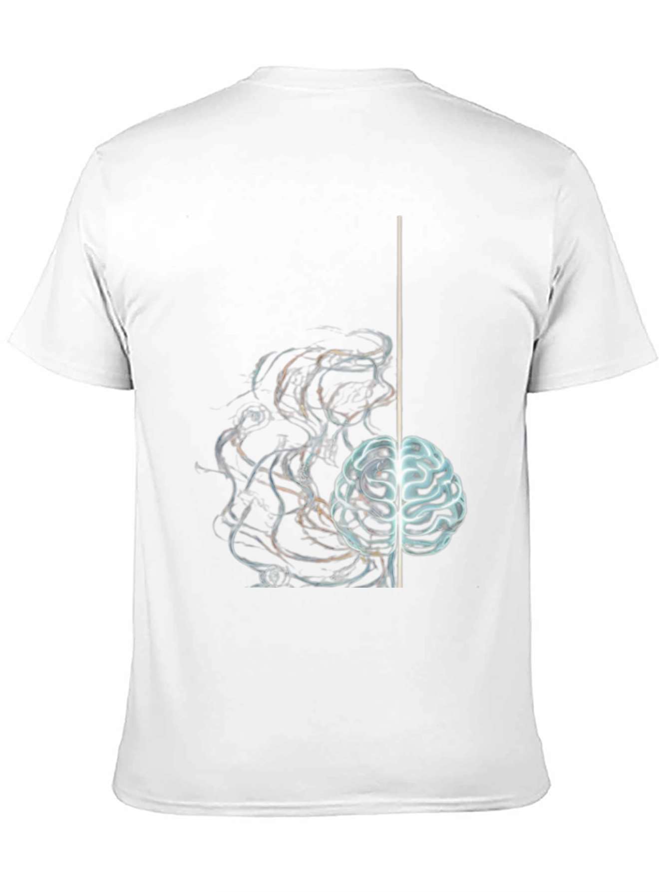 Brain Power Graphic T-Shirt - Black
