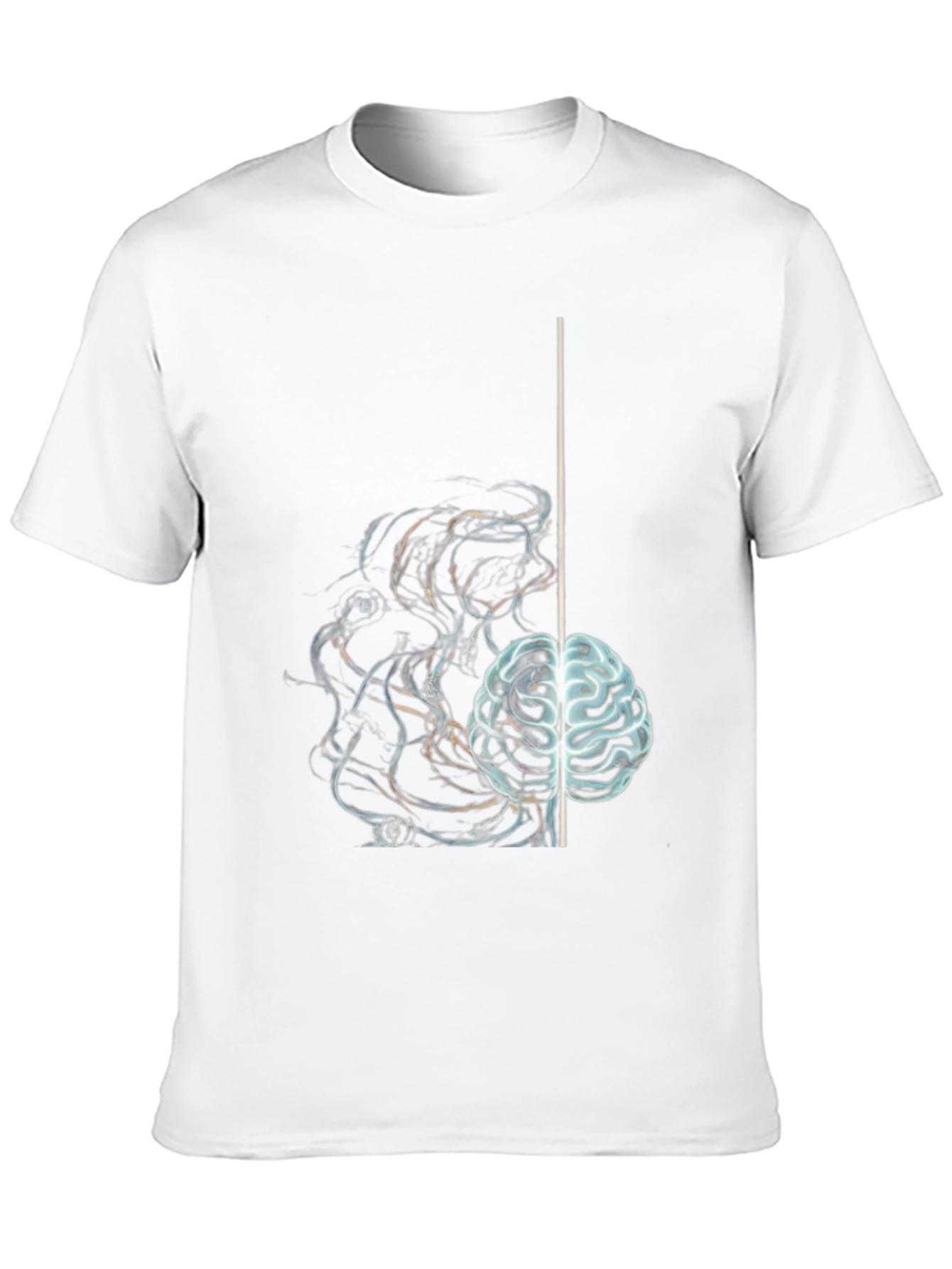 Brain Power Graphic T-Shirt - Black