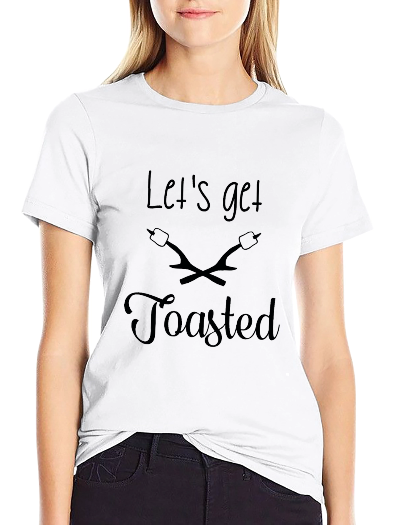 Lets Get Toasted Black T-Shirt