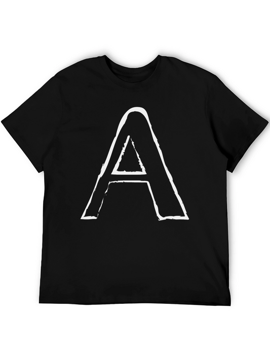 Bold A Graphic Black Tee