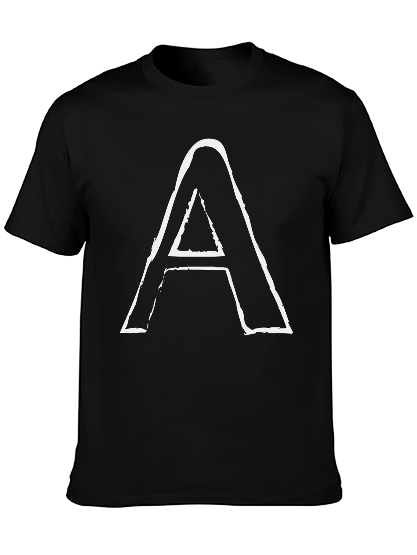 Bold A Graphic Black Tee
