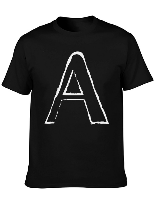 Bold A Graphic Black Tee