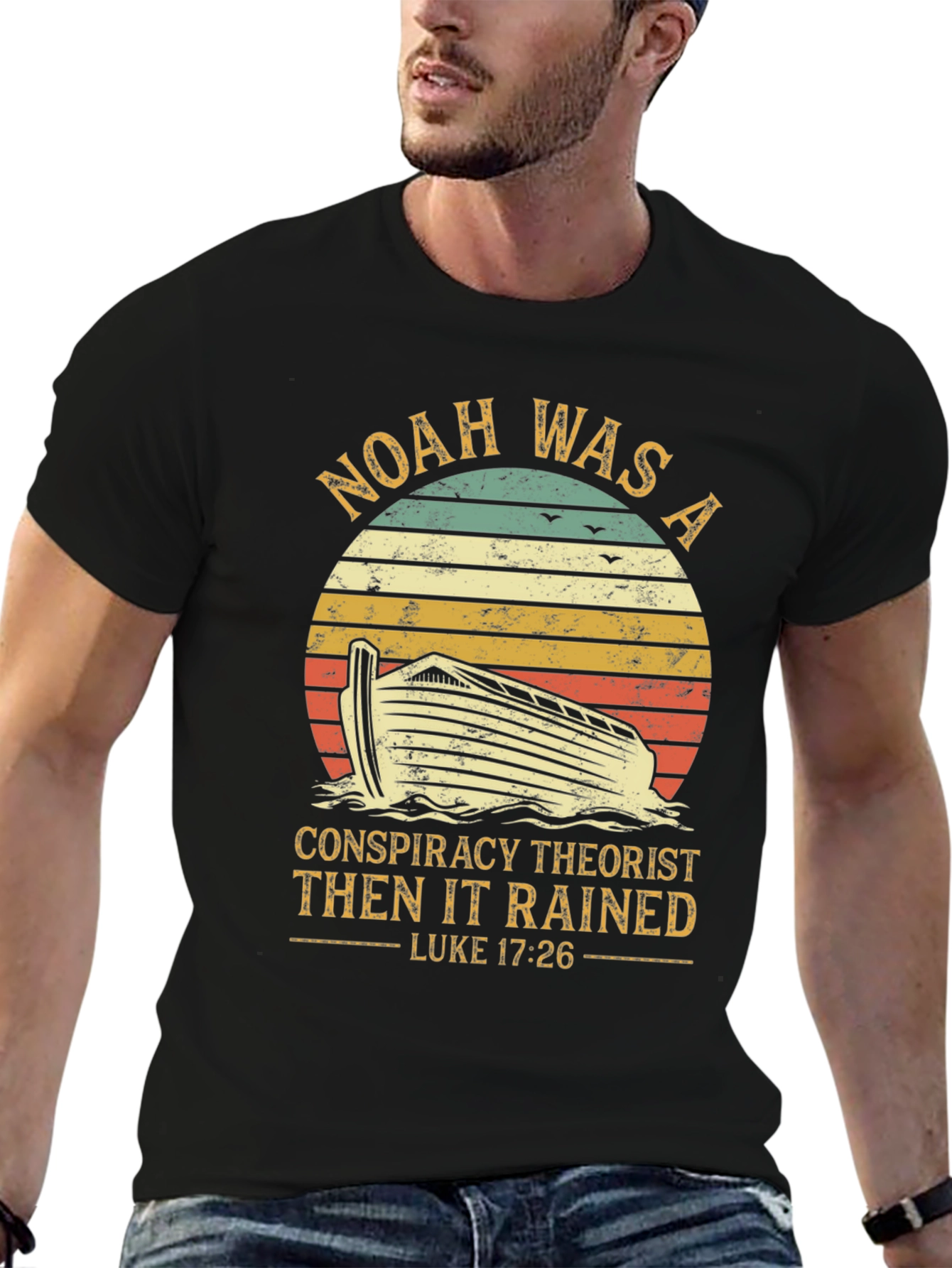 Noah Conspiracy Theorist Graphic T-Shirt