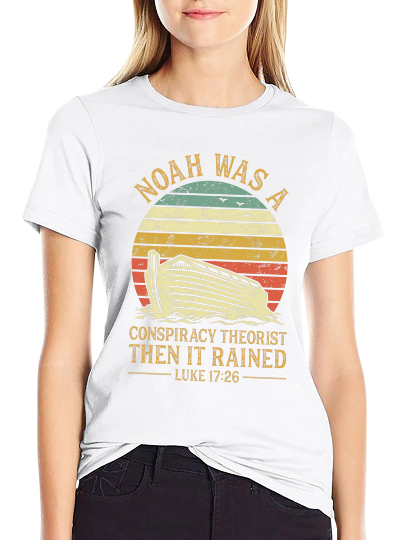 Noah Conspiracy Theorist Graphic T-Shirt