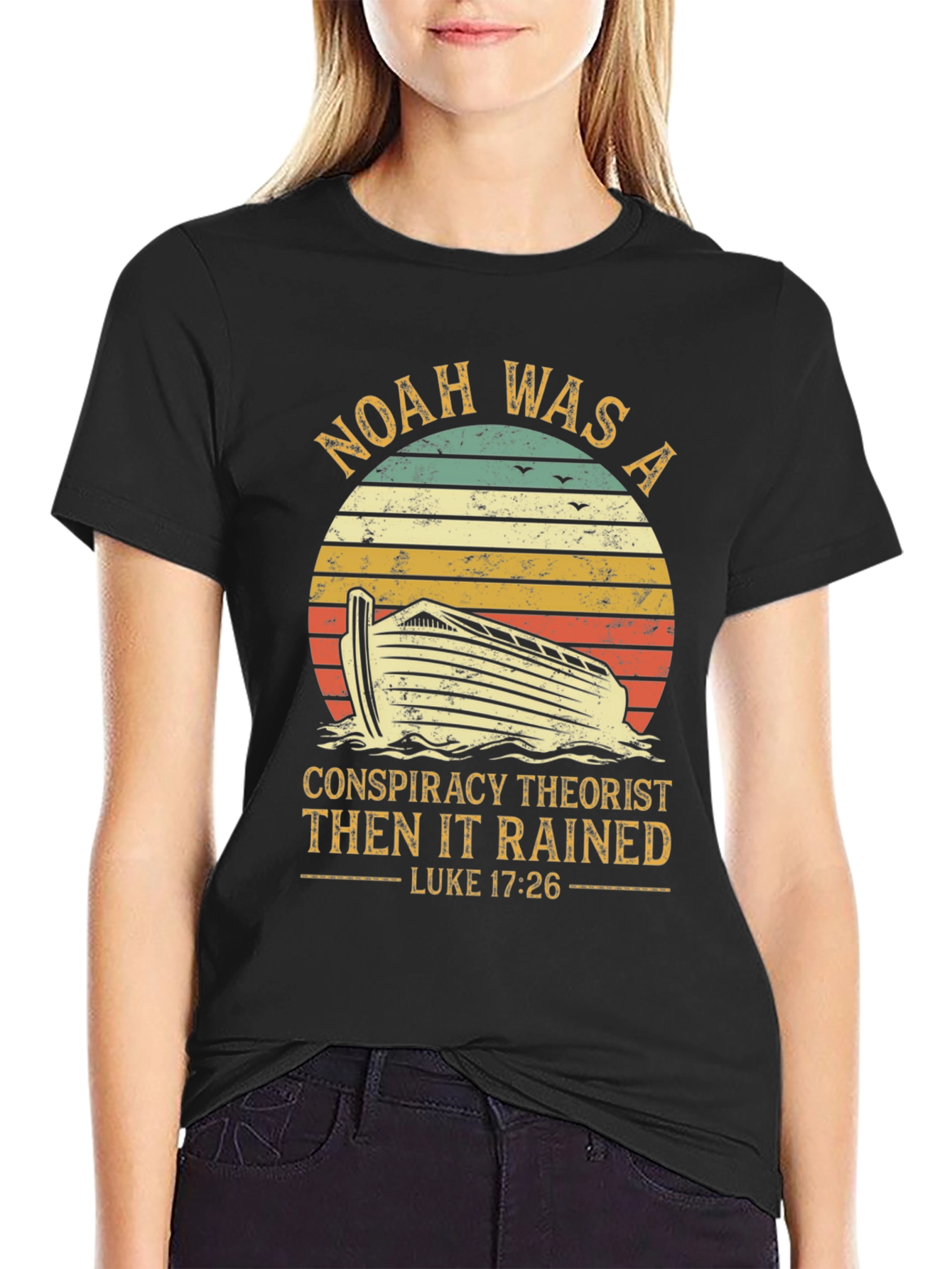 Noah Conspiracy Theorist Graphic T-Shirt
