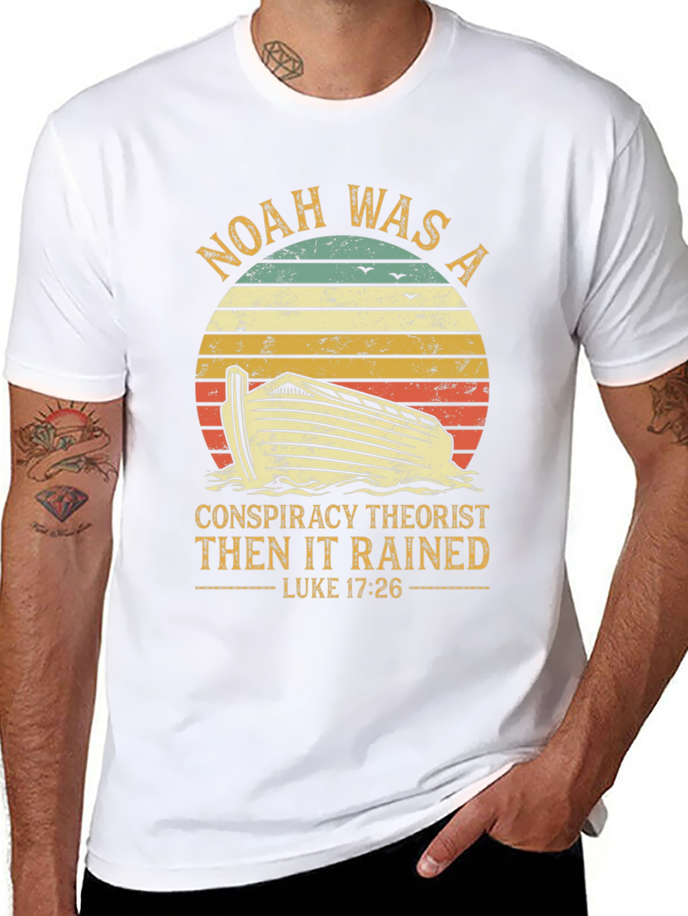 Noah Conspiracy Theorist Graphic T-Shirt