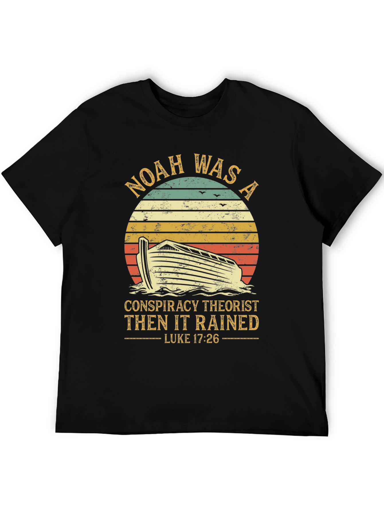 Noah Conspiracy Theorist Graphic T-Shirt