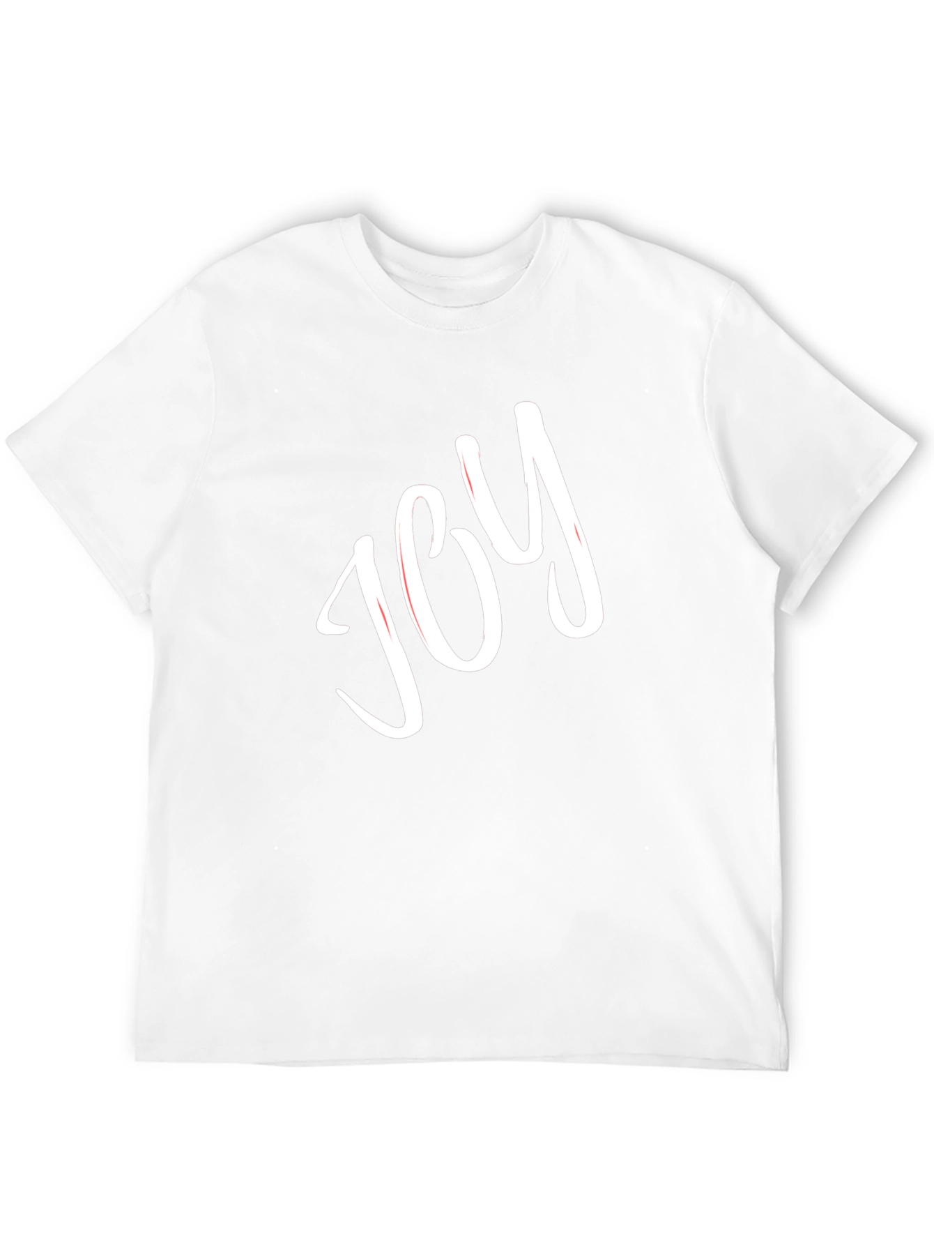 Joy Graphic Black Tee - Classic Comfort