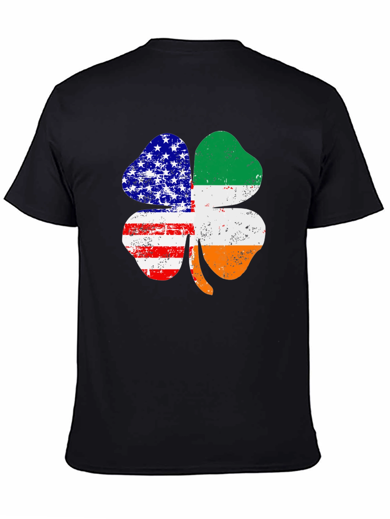 USA Ireland Clover Graphic Tee