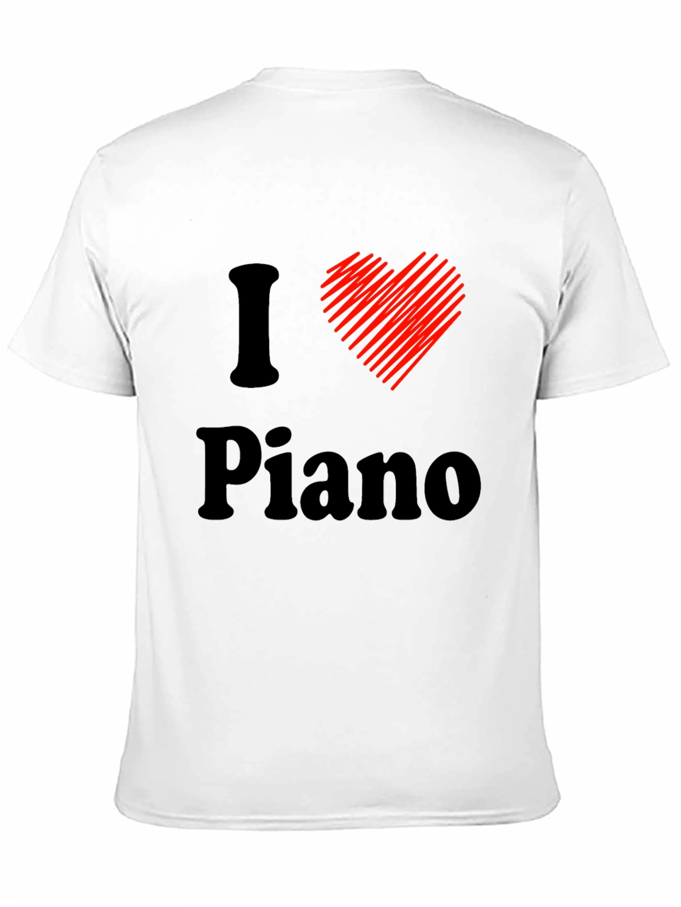 I Love Piano T-Shirt - Musician Tee
