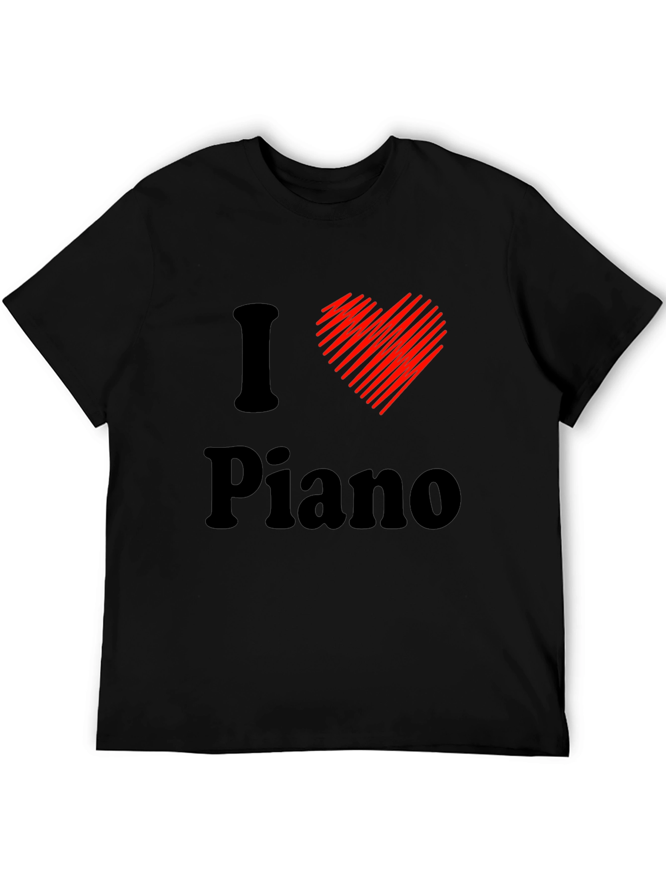 I Love Piano T-Shirt - Musician Tee