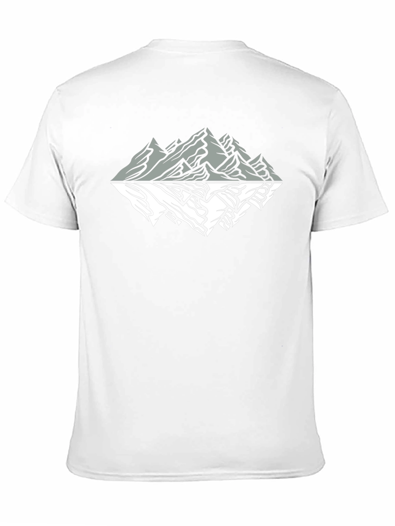 Mountain Reflection Graphic Tee - Black