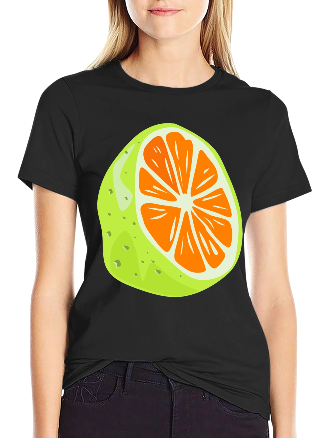 Lime Slice Graphic Tee - Fresh & Fun!