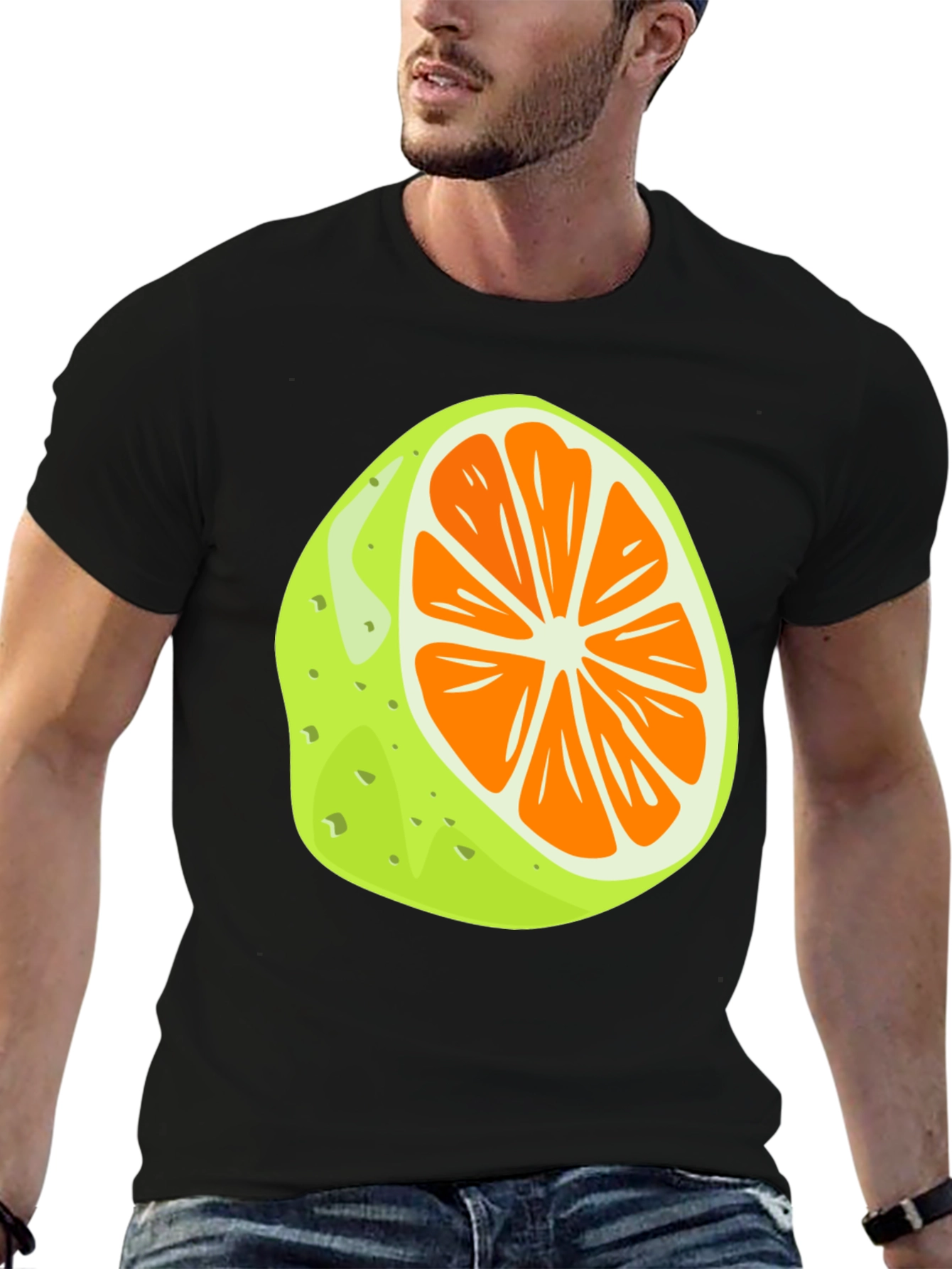 Lime Slice Graphic Tee - Fresh & Fun!