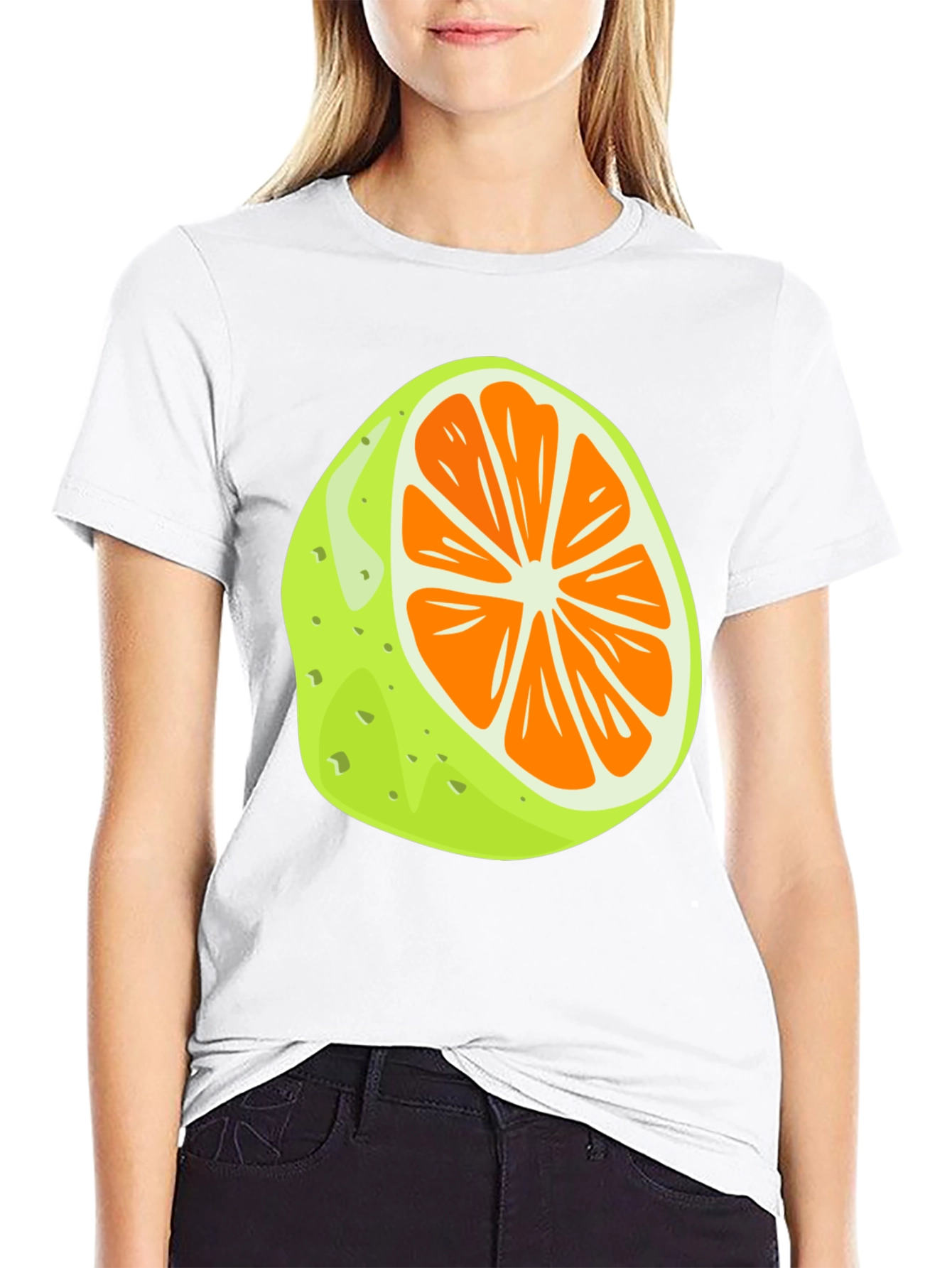 Lime Slice Graphic Tee - Fresh & Fun!