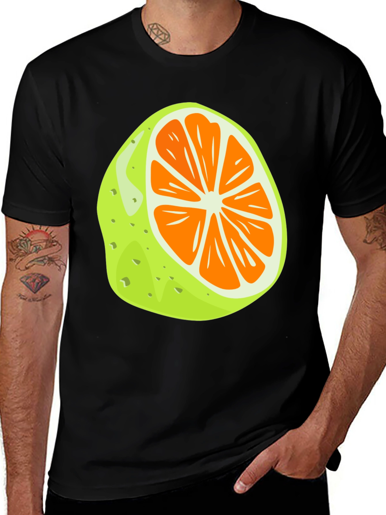Lime Slice Graphic Tee - Fresh & Fun!