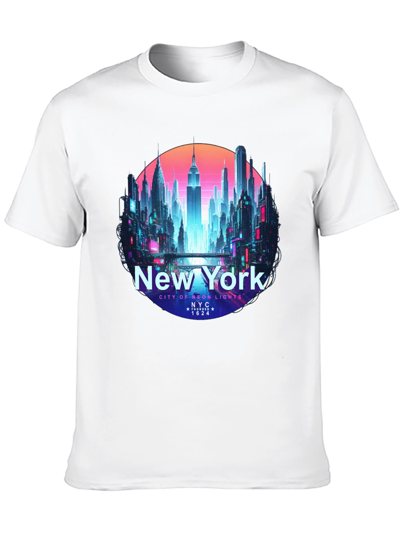 New York City Neon Lights T-Shirt