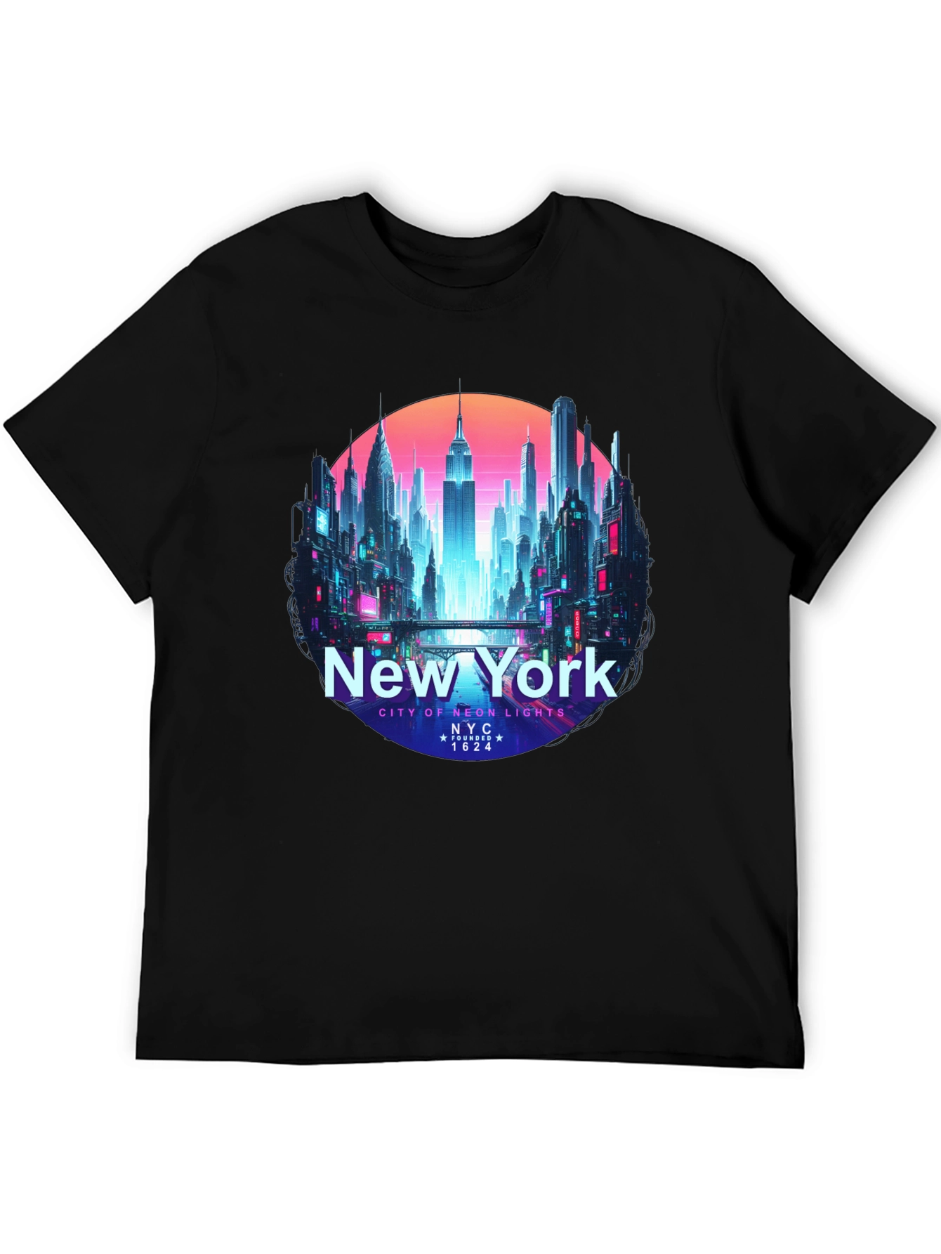 New York City Neon Lights T-Shirt