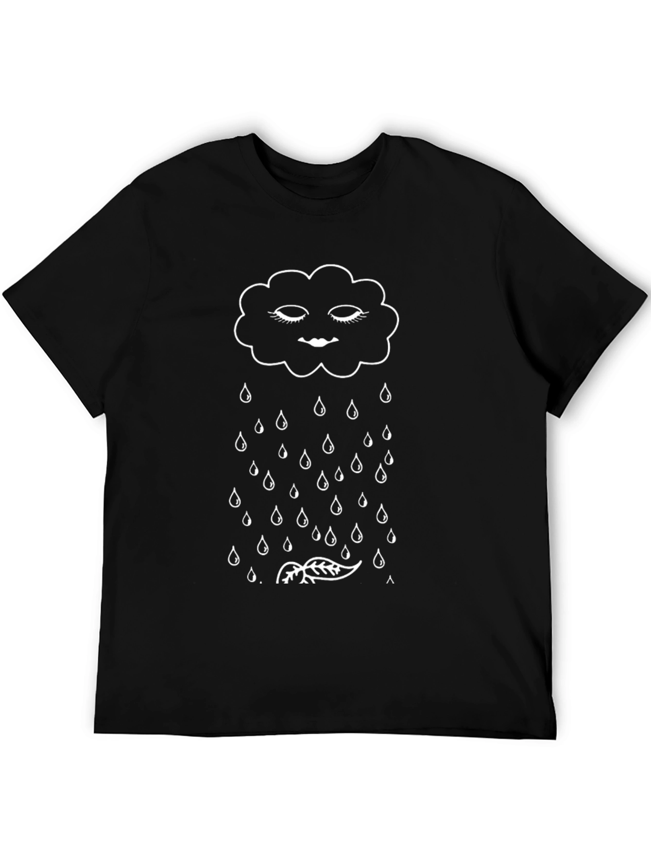 Rain Cloud Graphic T-Shirt - Unisex Cotton Tee