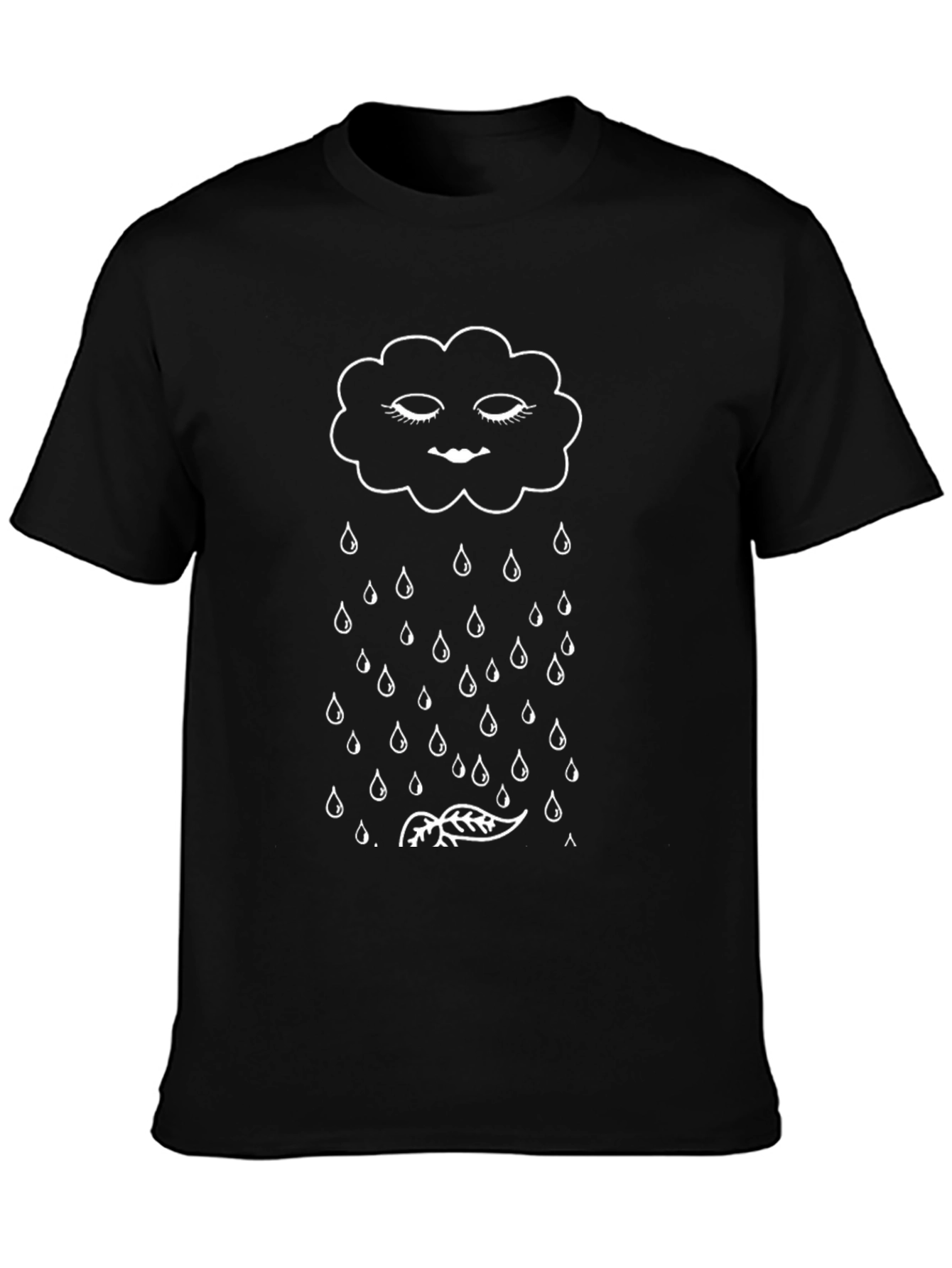 Rain Cloud Graphic T-Shirt - Unisex Cotton Tee