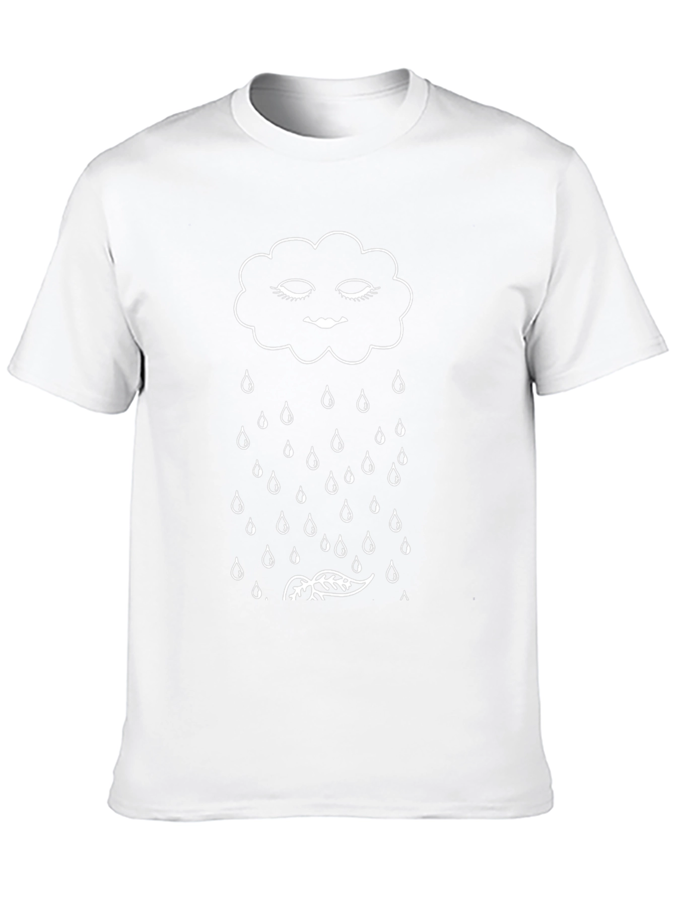 Rain Cloud Graphic T-Shirt - Unisex Cotton Tee