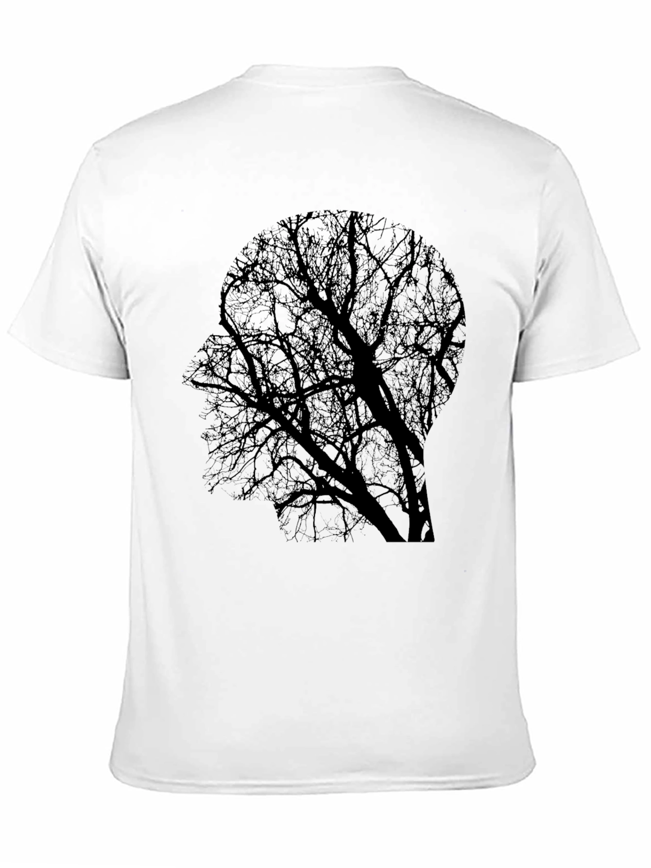 Abstract Tree Mind T-Shirt - Black