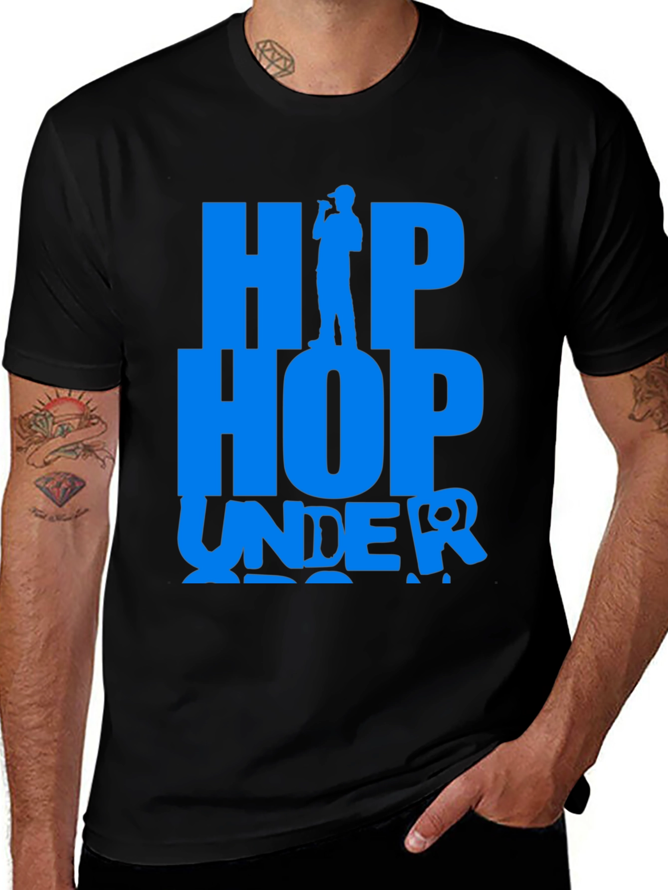 Hip Hop Underground Graphic Tee - Cool Casual Style