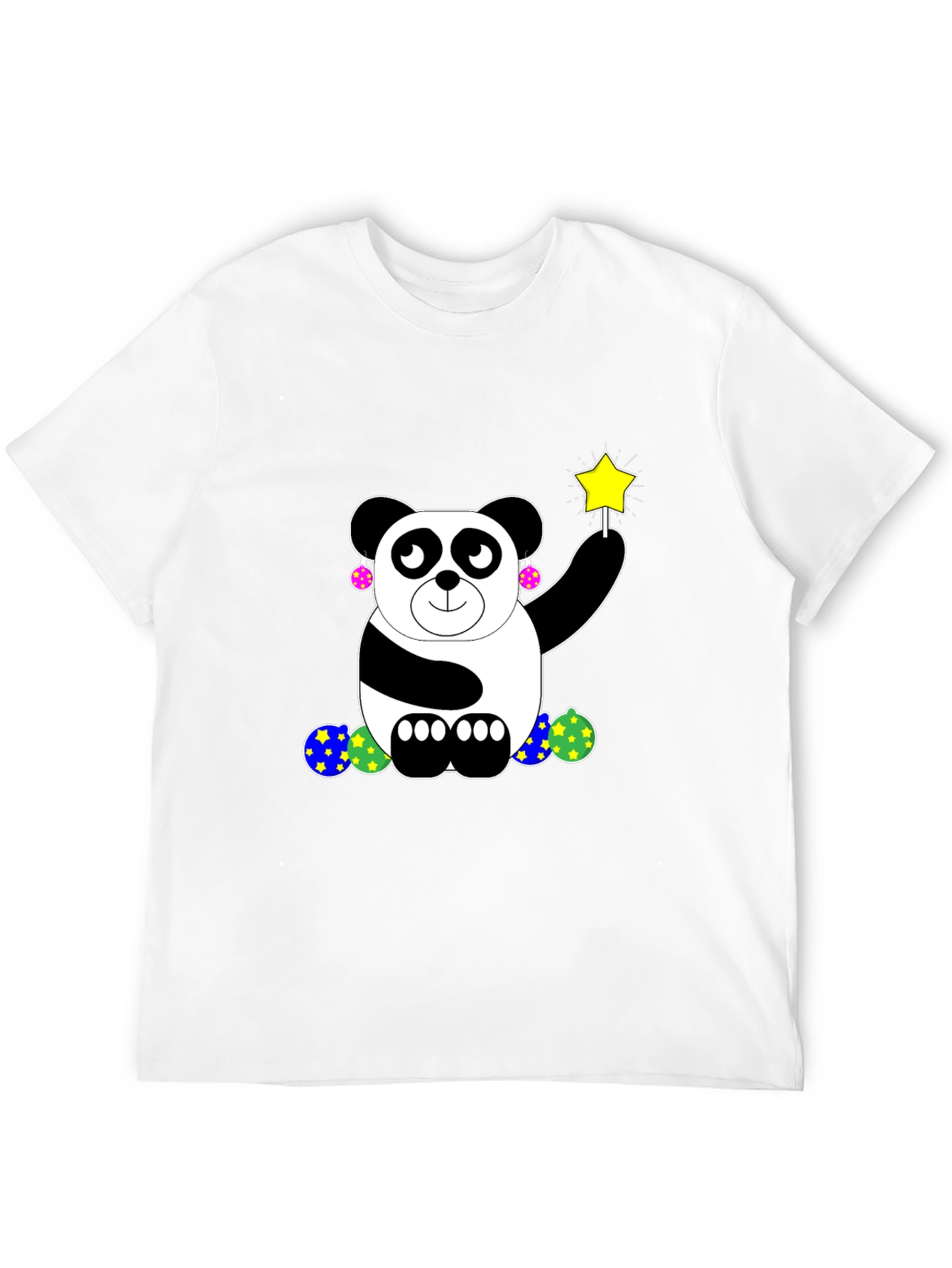 Panda With Wand Graphic T-Shirt