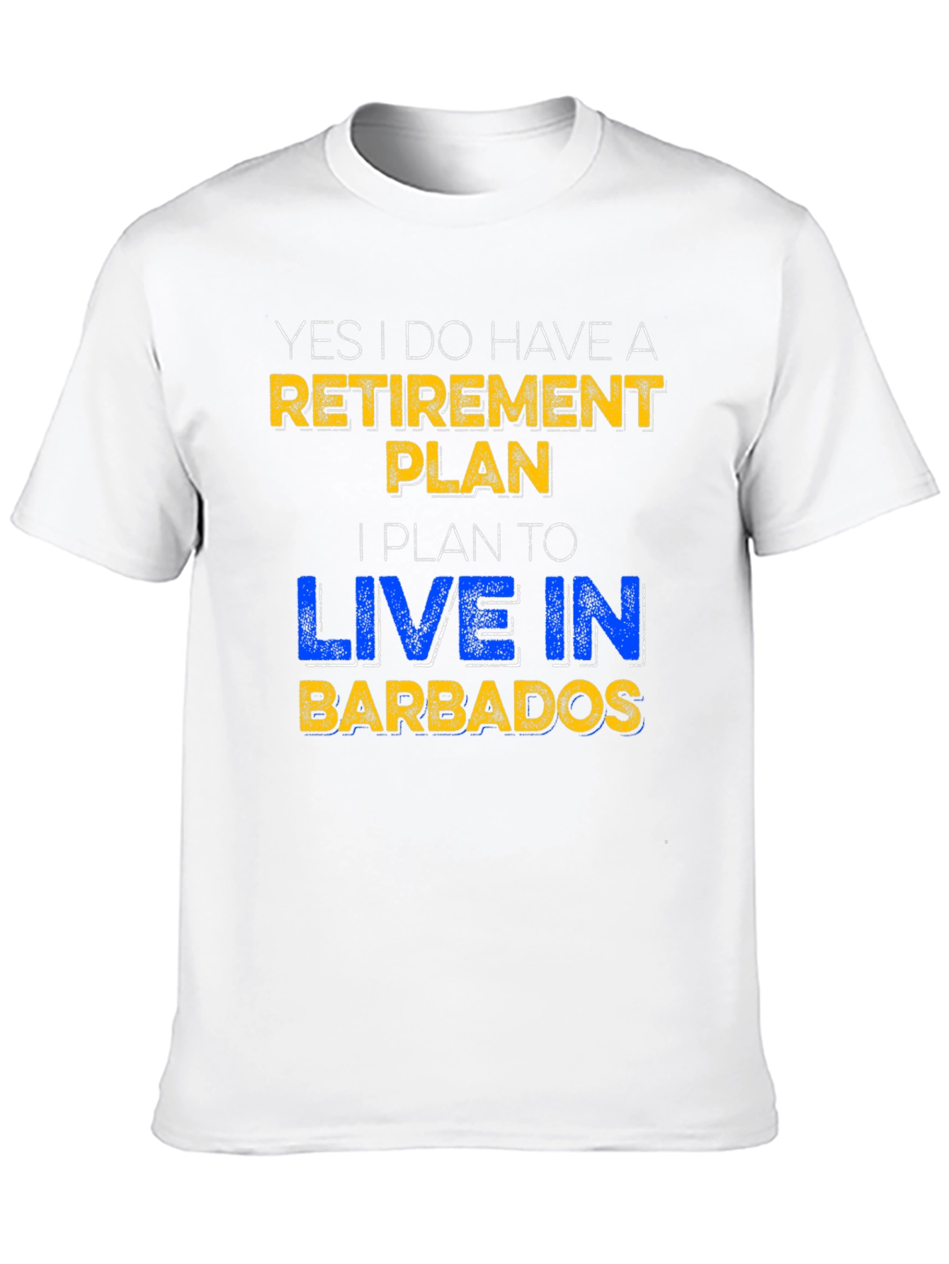 Retirement Plan Barbados Novelty T-Shirt