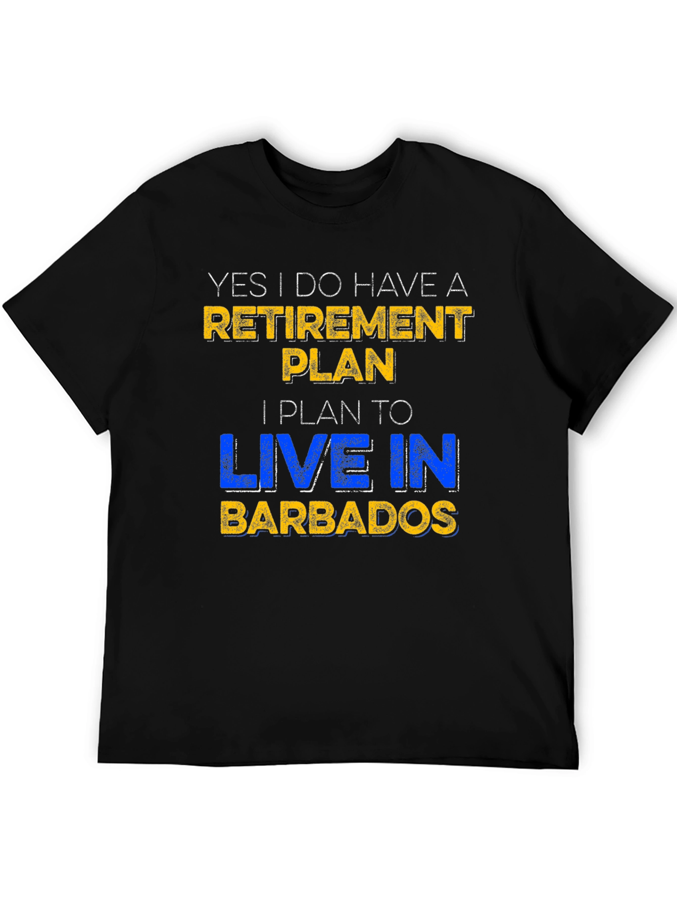 Retirement Plan Barbados Novelty T-Shirt