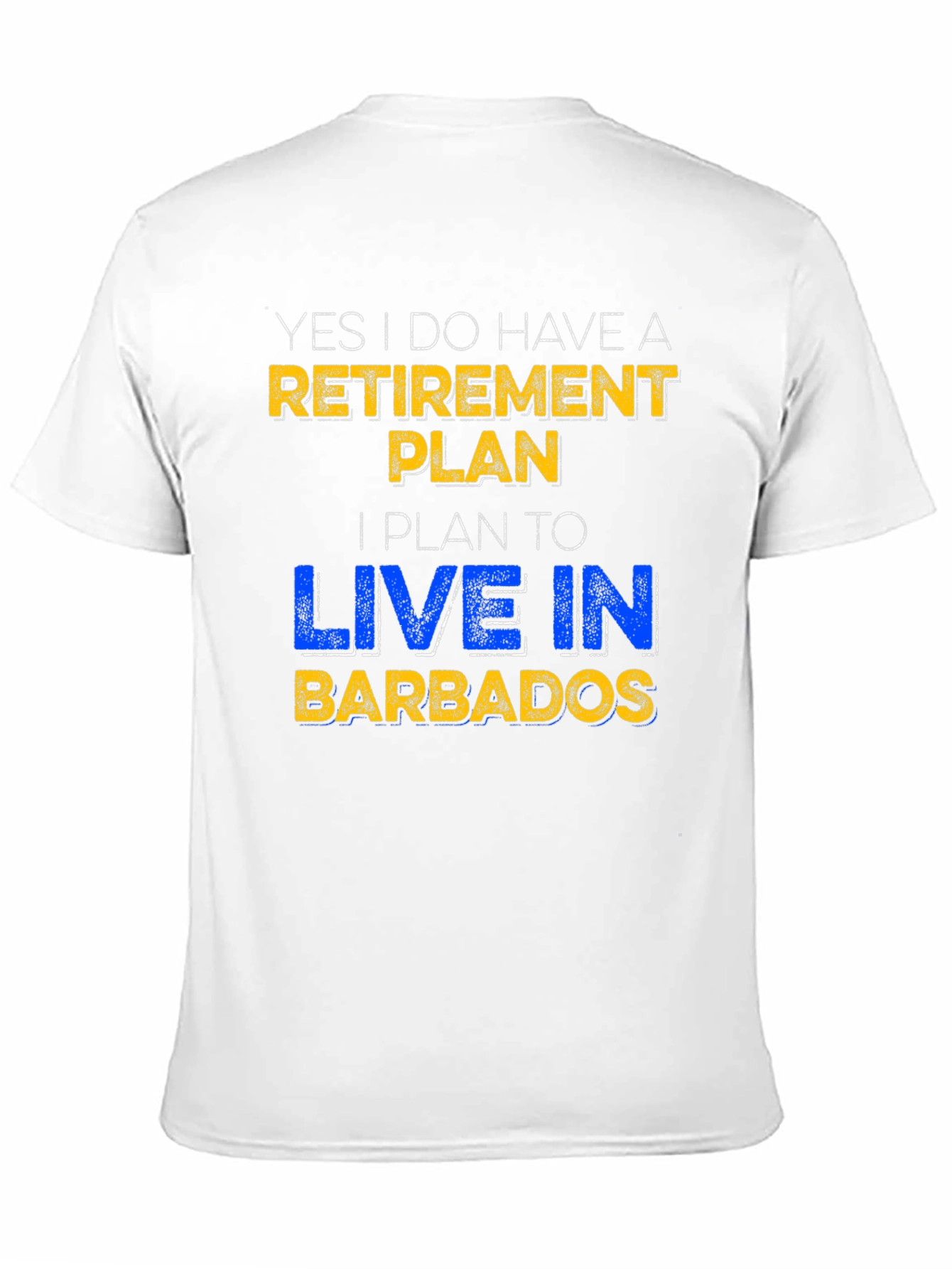 Retirement Plan Barbados Novelty T-Shirt
