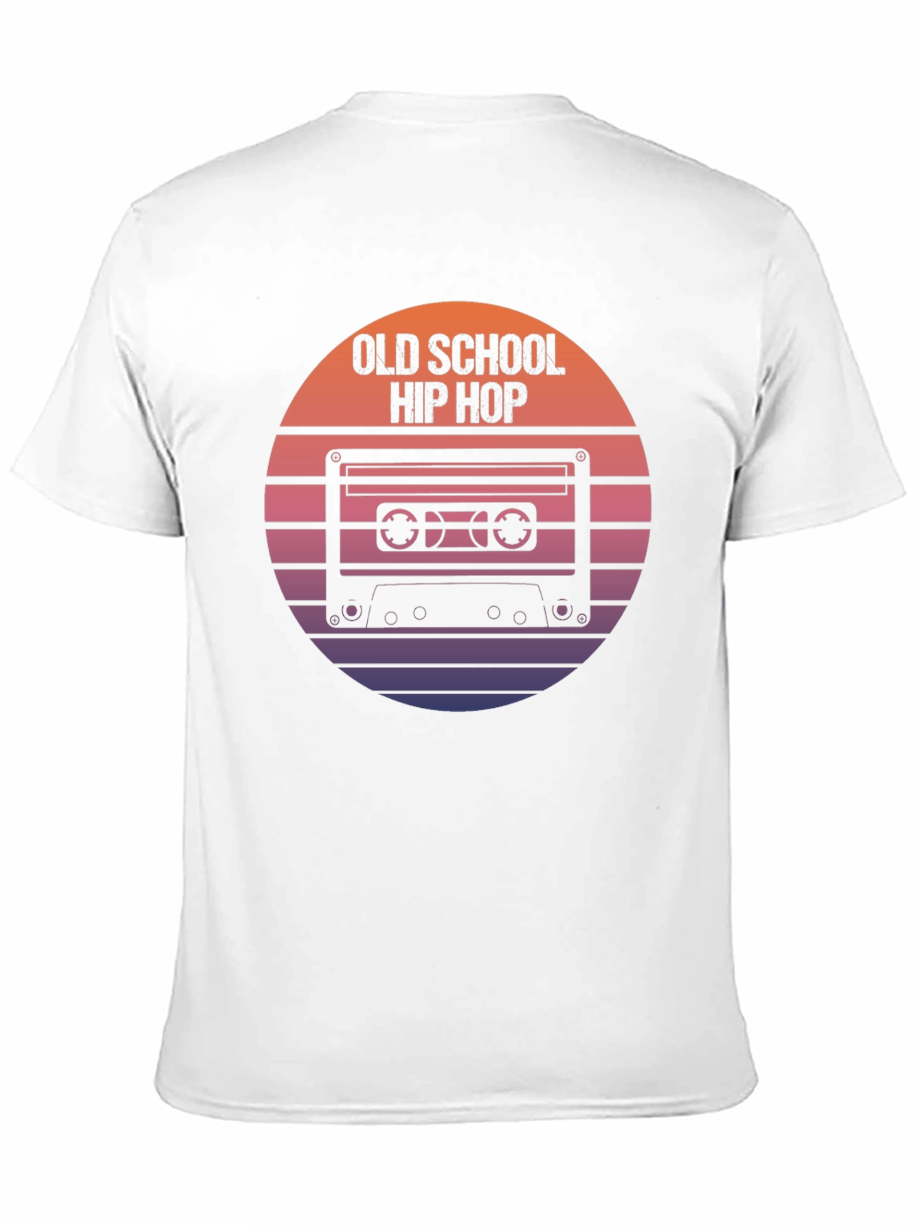 Old School Hip Hop Cassette Tape Graphic T-Shirt