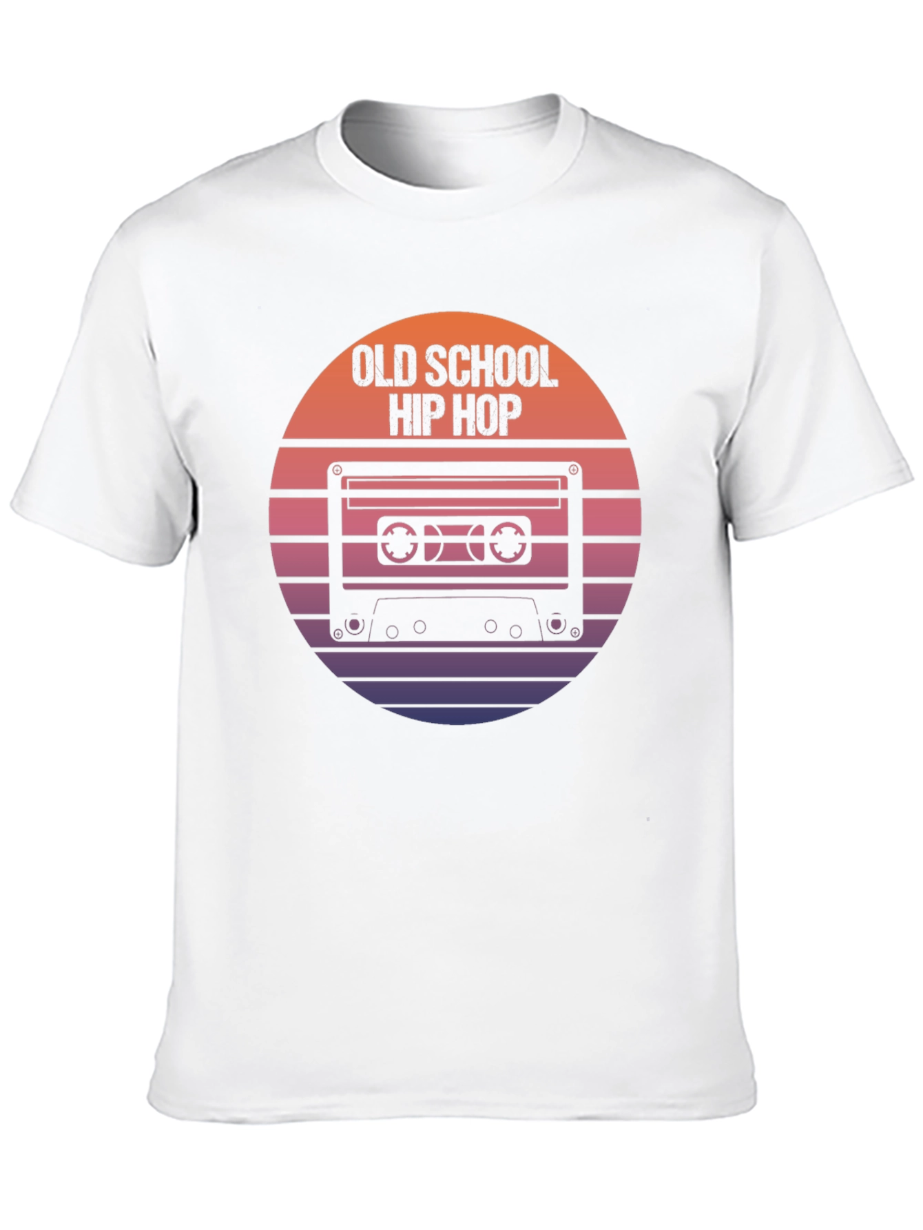 Old School Hip Hop Cassette Tape Graphic T-Shirt