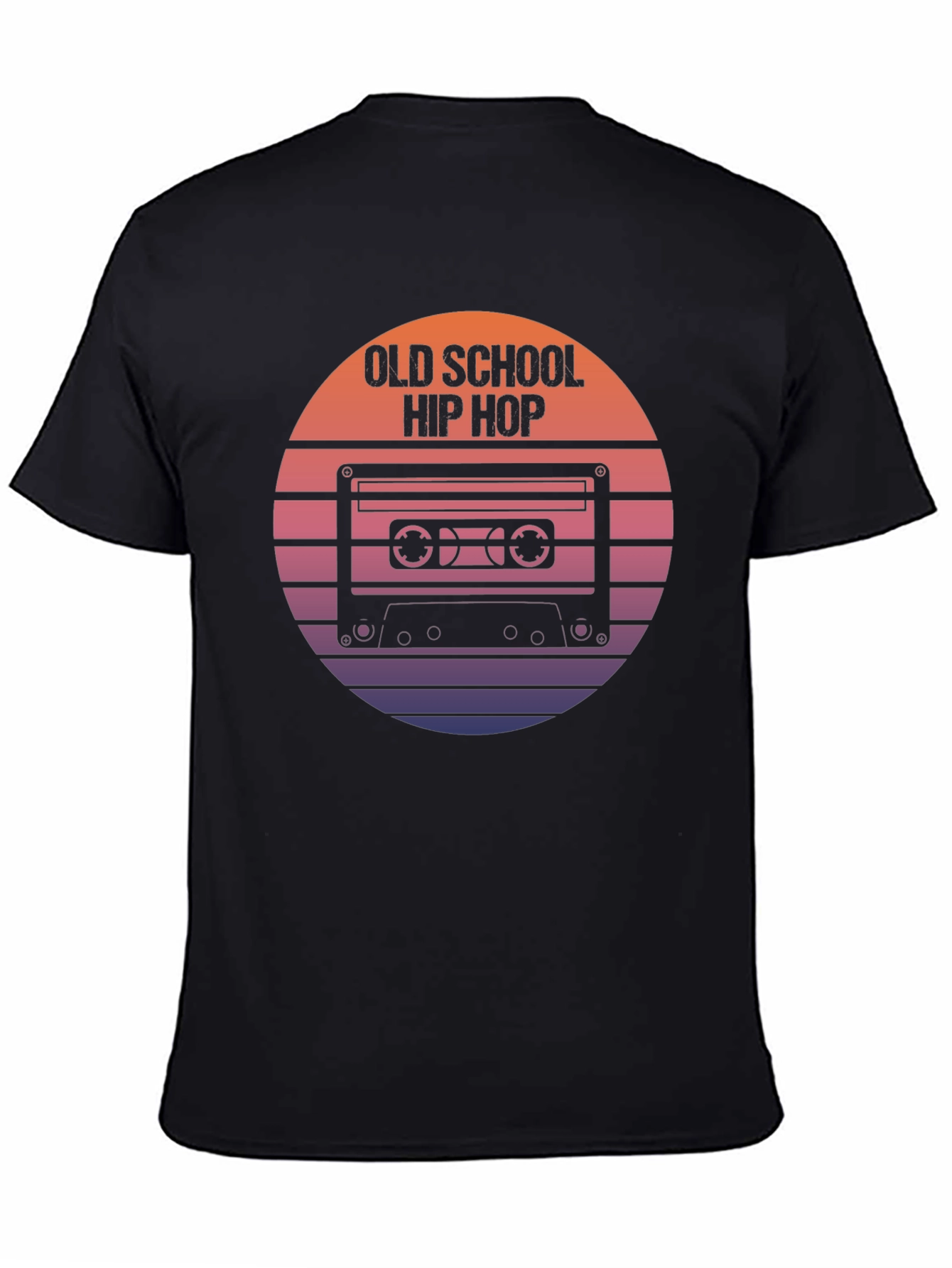Old School Hip Hop Cassette Tape Graphic T-Shirt