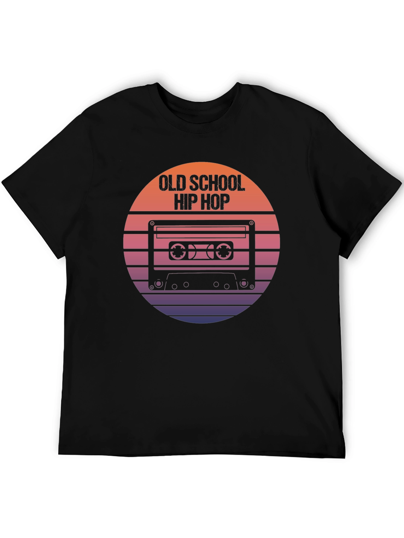 Old School Hip Hop Cassette Tape Graphic T-Shirt