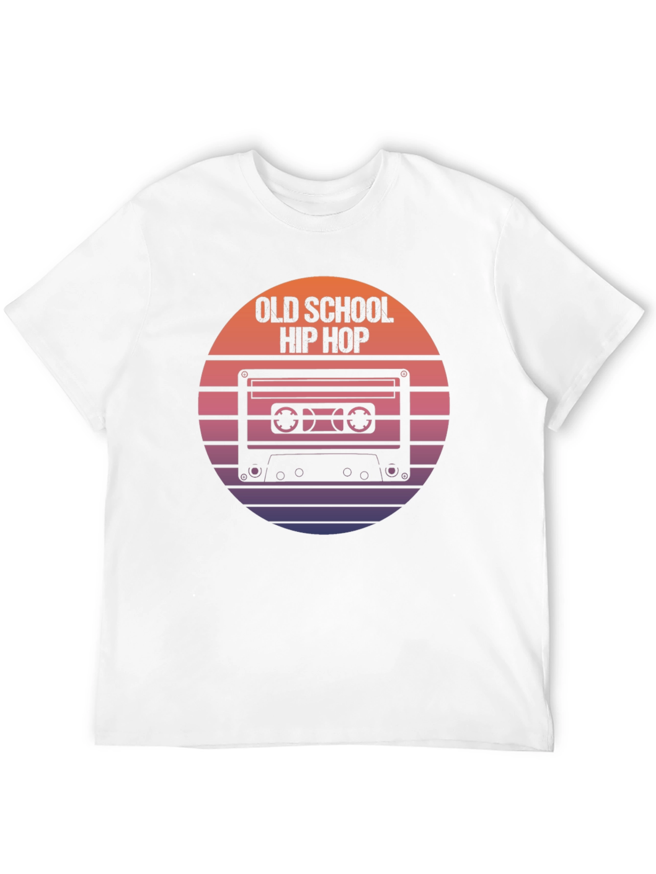 Old School Hip Hop Cassette Tape Graphic T-Shirt