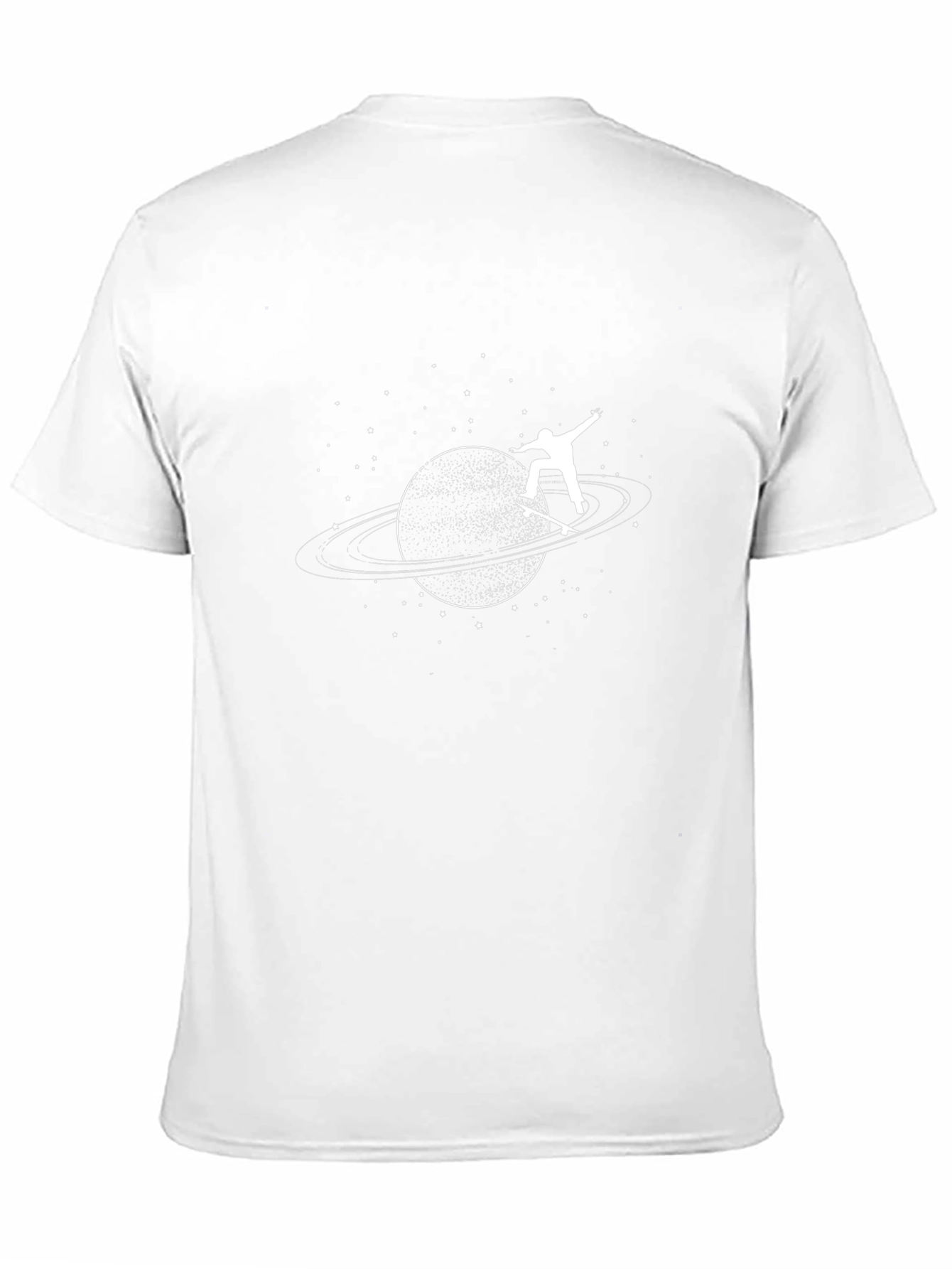 Skateboarding Planet Graphic Tee - Stylish Black T-Shirt