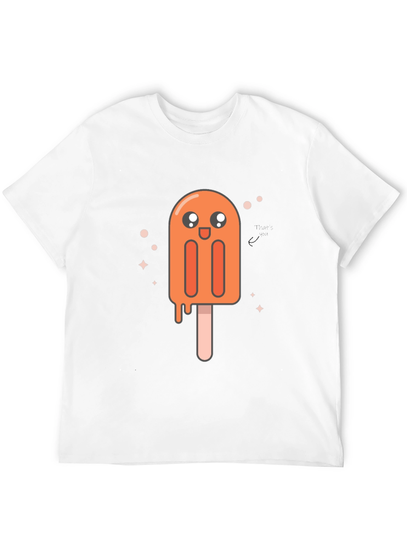 Cute Popsicle Graphic Tee - Black Unisex T-Shirt