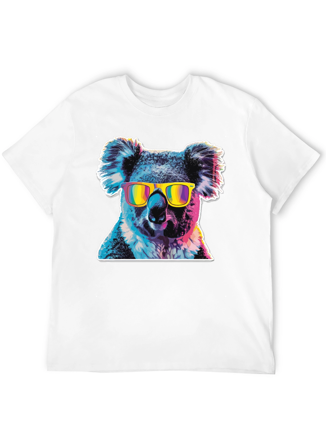 Cool Koala Graphic Tee - Mens Black T-Shirt