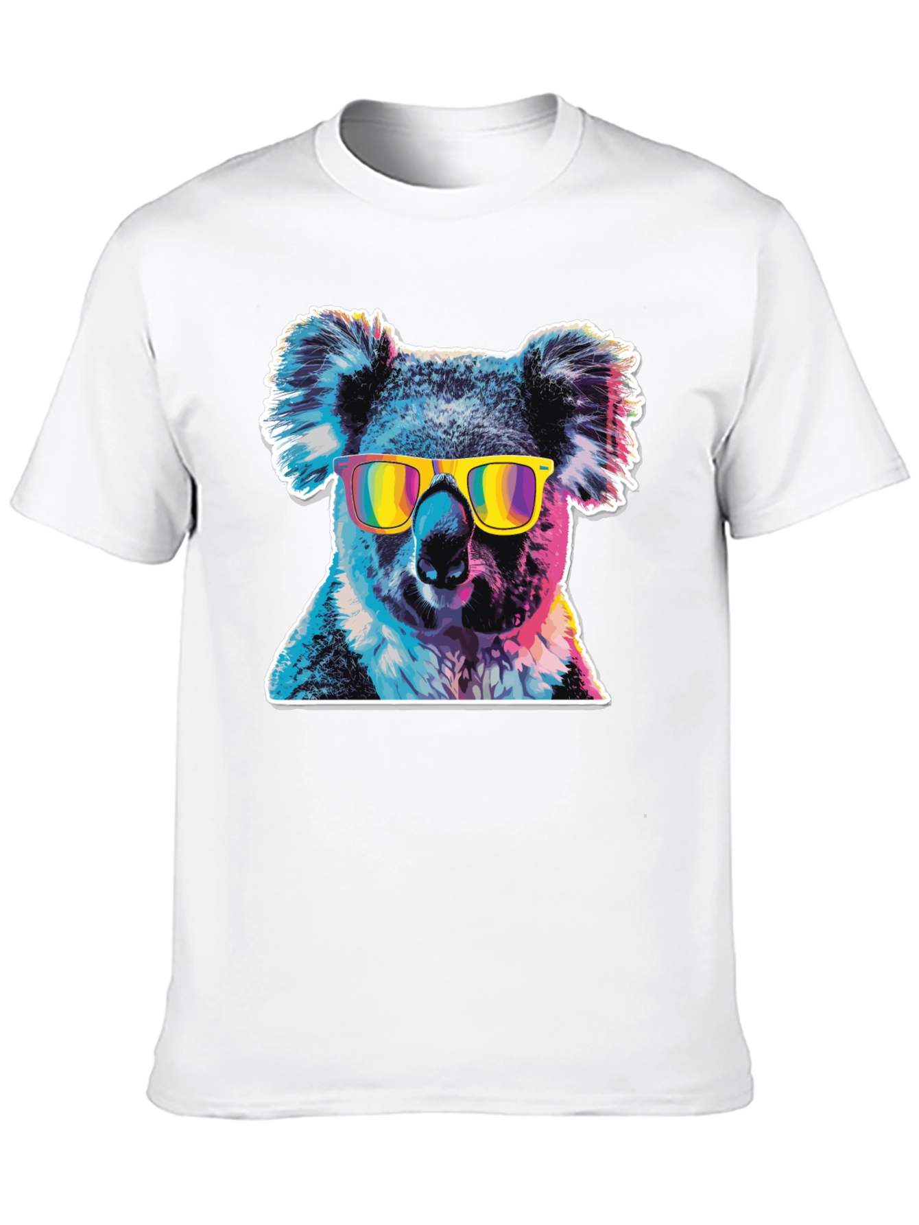 Cool Koala Graphic Tee - Mens Black T-Shirt