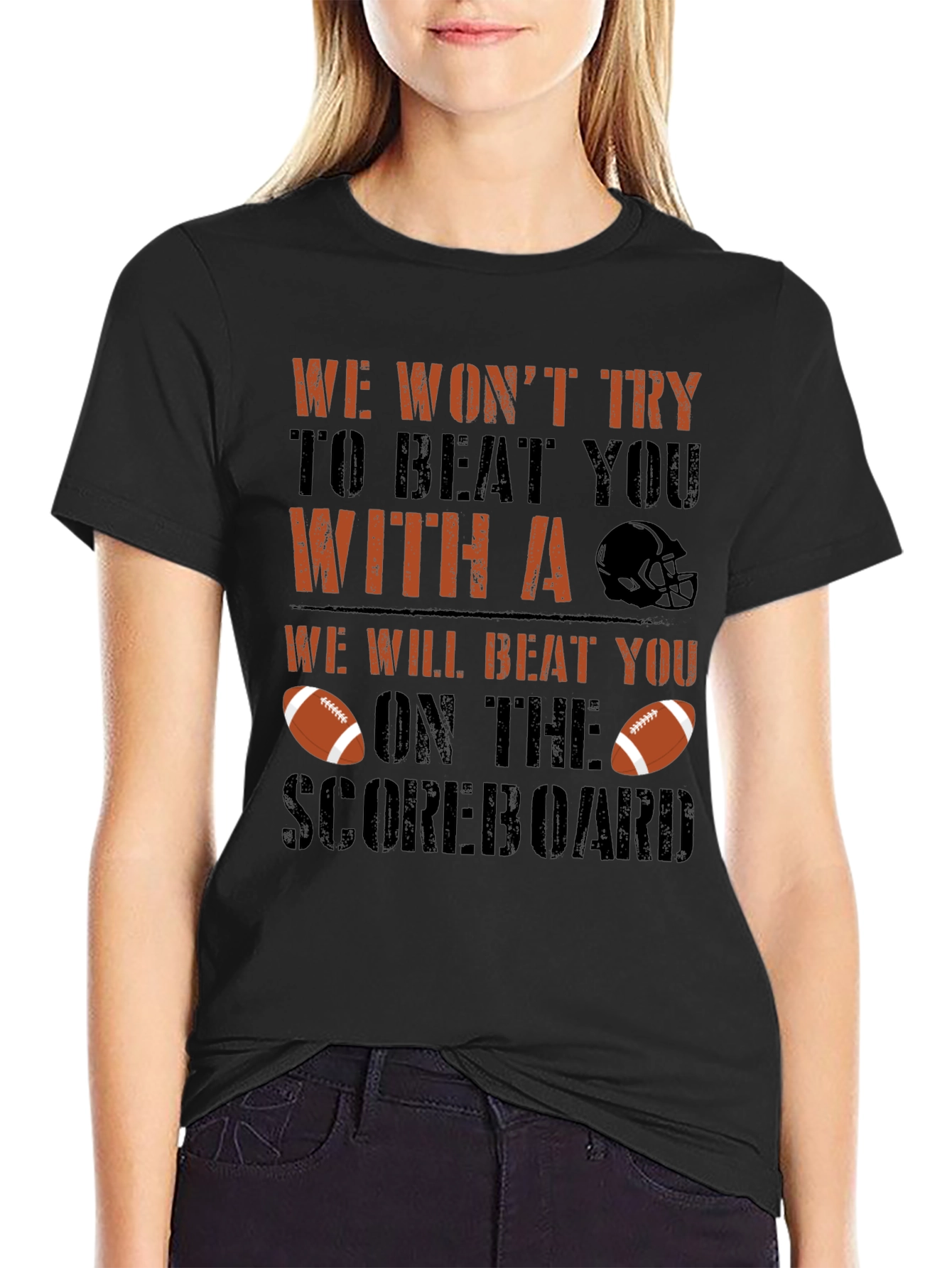 Funny Football T-Shirt: Scoreboard Wins