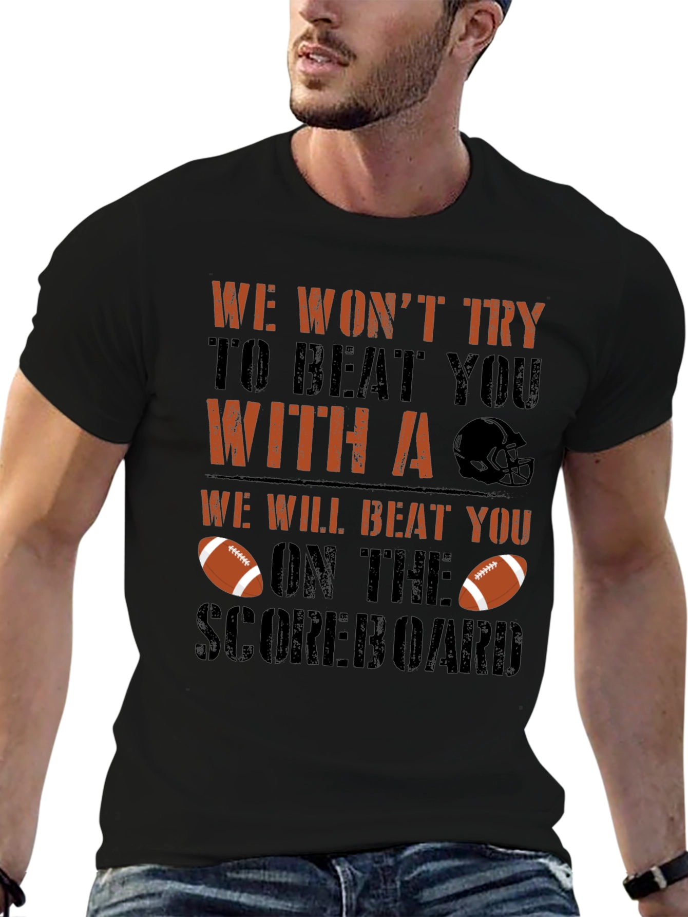 Funny Football T-Shirt: Scoreboard Wins