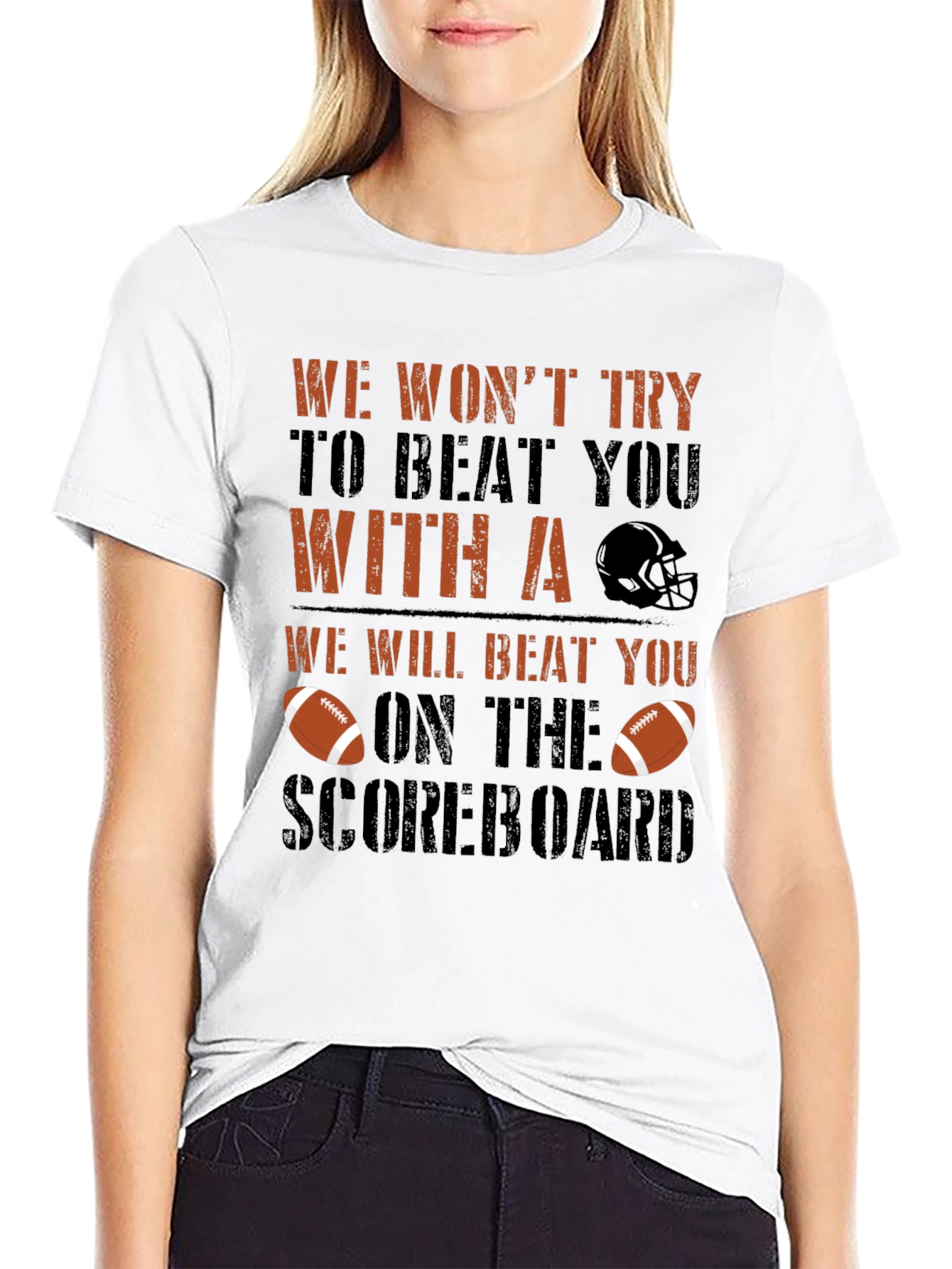 Funny Football T-Shirt: Scoreboard Wins